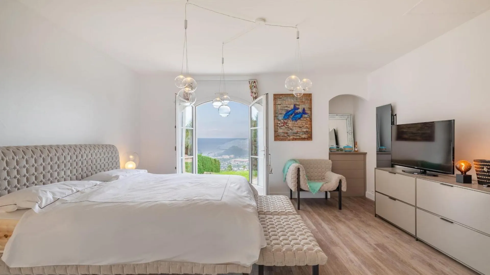 Magnificent House With Swimming Pool And Sea View 15 Minutes From Cannes Mandelieu Tatil Evi