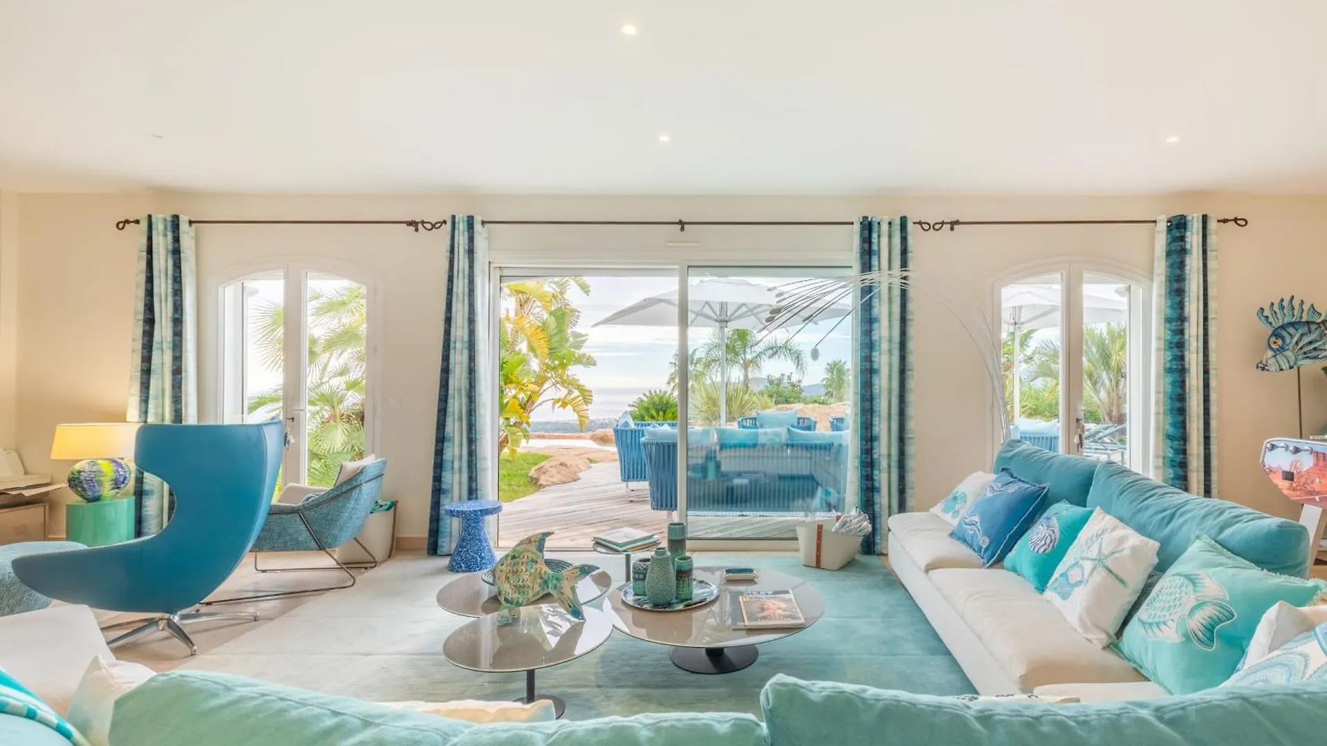 Magnificent House With Swimming Pool And Sea View 15 Minutes From Cannes Mandelieu Tatil Evi